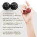 2x DBT Skills Hedgehog Ball - Magnetic Acupressure Stress Relief & Massage - Silver 32mm for Tension Mobility & Concentration - Buy Online on GoSupps.com