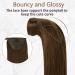 Runatur 30cm Real Hair Braid Extensions | Remy Clip-In Ponytail Extensions | Brown #4 - Easy Fit 70g/Pack - Buy Online on GoSupps.com