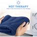 TruHealth Weighted Microwavable Heating Pad - FSA HSA Approved | Soft Plush Cover | Natural Unscented Flaxseed | Moist Heat/Cooling | Large Navy - Buy Online on GoSupps.com