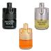 Woundid Black Silver & Gold Cologne for Men | Combo 3 pack Woundid perfume for Men | Eau De Parfum | 3.4oz x 3 | Woody Spicy Fragrance - Long-Lasting Cologne
