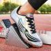 THESTRON Unisex Track Spikes Sprint Shoes - Silver Racing Sneakers for Men, Women, Kids - Buy Online on GoSupps.com