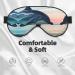 Cute Dolphin Jumping Print Double-Sided Eye Mask Soft and Light Blocking for Enhancing Sleep Quality - Buy Online on GoSupps.com