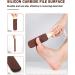 Foot Scrubber for Dead Skin with Bamboo Handle Brown - Buy Online on GoSupps.com