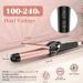 2 in 1 Hair Straightener & Curler - Dual Voltage Travel Flat Iron with 4 Adjustable Temps for All Hair Types - Buy Online on GoSupps.com