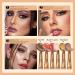 Liquid Contour Beauty Wall | Long-Lasting Face Highlighter & Bronzer Stick | 3PCS Shimmer Cream Makeup with Pillow Applicator - Buy Online on GoSupps.com