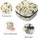 Chamomile Leaf Pattern Sanitary Napkin Storage Bag - Multi-Colored Portable Period Pouch for Women and Girls - Buy Online on GoSupps.com