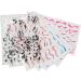 7 Sheets of Fire Flame Wave Lines Nail Stickers 3D Swirl Stripes Nail Stickers Self Adhesive Nail Art Stickers Nail Design for Nail Art Decoration Design - Buy Online on GoSupps.com