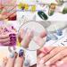 Nail Tips Clip Transparent 10pcs Finger Extension Clip Set Quick Building Poly Gel Extension Nail Art Manicure Tool Helps Hold Dual Form in Place (clear) - Buy Online on GoSupps.com