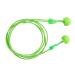 Disposable Ear Plugs Corded Green PK100