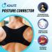 Posture Corrector for Men & Women | Adjustable Shoulder & Back Support Brace for Neck Pain Relief | Comfortable & Effective - Black Large - Buy Online on GoSupps.com
