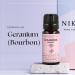 Nikura Geranium Essential Oil 10ml - 100% Pure Natural Oil for Sleep, Diffusers, Candle-Making, Bath, Anxiety, Skin | Vegan & UK Made - Buy Online on GoSupps.com