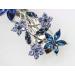 Faship Navy Blue Crystal Barrette - Stunning Hair Accessory - Buy Online on GoSupps.com