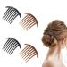 French Hair Clipped Combs - 4-Piece Acrylic Side Hair Jewelry for Women - Perfect for Stylish Updos - Buy Online on GoSupps.com