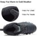 AMIDEWA Men's Snow Ankle Boots - Fur Lined, Anti-Slip, Warm Outdoor Work Shoes (Size 11, Black) - Buy Online on GoSupps.com