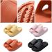 Sliders Cloud Slippers Women Men Non-Slip Mens Womens Slippers Cloud Sliders Soft Flip Flops with Thick Sole for Shower Bathroom Pool Beach 4.5 UK Black - Buy Online on GoSupps.com