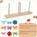Wooden Bow Maker Tool for Creating Gift Bows, Wreath Ribbons, and Crafts (White) - Buy Online on GoSupps.com