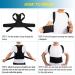 KLEUET Full Back Brace and Posture Corrector for Men and Women - Adjustable and Breathable for Improved Posture and Pain Relief - Size M(30-35) - Buy Online on GoSupps.com