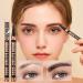 Bmdjdq Waterproof eyebrow pencil liquid eyebrow pen 4-tip eyebrow marker long-lasting smudge-proof 1 ml for women - Buy Online on GoSupps.com