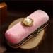AOEGBY Lipstick Case Portable Exquisite Velvet Lipstick Organizer Vintage Copper Beads Protect Lipstick Jewelry(Pink-A) - Buy Online on GoSupps.com