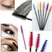 Mascara Wands Bulk Disposable Eyelash Eye Brow Brushes Applicator Spoolie Applicator Lash Extensions Makeup Black Silver Pink Red Tool Set (SILVER 200) SILVER 200 - Buy Online on GoSupps.com