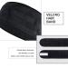 TSHAOUN 6-Piece Adjustable Spa Headbands for Makeup Yoga Shower & Sports - Black Hair Straps with Magical Adhesive Tape - Buy Online on GoSupps.com