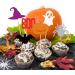 UXYOKM 24Pcs Halloween Cupcake Toppers Pumpkin Witch Hat Ghost Spider Bats Boo Cupcake Picks Halloween Themed Party Baby Shower Birthday Cake Decorations Supplies Colorful - Buy Online on GoSupps.com