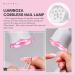 Makartt UV Nail Lamp Rechargeable Led Gel Nail Lamps Cordless 10W Nail Dryer UV Lamps for Gel Nails Gel Nail Polish Dryer with Automatic Sensor 4 Timers Setting Fast Nail Curing Lamps White - Buy Online on GoSupps.com