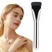 Foundation Makeup Brush Flat Foundation Brush Super Thin Liquid Foundation Brush Traceless Makeup Foundation Brush for Liquid Cream Foundation Concealer Brush Makeup Aluminum tube rubber handle