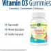 Nordic Naturals Kids Vitamin D3 Gummies - Wild Watermelon Splash 400 IU | 120 Gummies - Buy Online on GoSupps.com