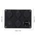 Marine Switch Panel 6 Gang Waterproof LED Voltmeter USB Kit for Boat Car & RV - Enhance Your Yacht Experience - Buy Online on GoSupps.com