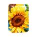 Travel Lipstick Organizer Case Lipstick Case Portable Makeup Bag With Mirror Watercolor Sunflower R538g7ezdo