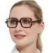 OCCI CHIARI Reading Glasses 3.5 Women Lady Reader Nerd Frame(1.0 1.25 1.5 1.75 2.0 2.25 2.5 2.75 3.0 3.5 4.0 5.0 6.0)