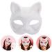 Diy Unpainted Masquerade Masks - 5pcs Unfinished Blank Paper Masks for Creative Painting - Buy Online on GoSupps.com