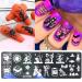 Beiling Halloween Nail Stamping Kit - Ghost, Pumpkin, Skull, Bone Patterns, 8 Piece Set - Buy Online on GoSupps.com