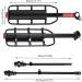 Voilamart Rear Bike Rack - Adjustable Aluminum Alloy Cargo Rack | 120 lbs Capacity | Easy Install - Buy Online on GoSupps.com