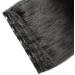 8" Clip in Hair Extension Human Hair One Piece #1 Jet Black (40g) - Buy Online on GoSupps.com