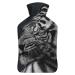 Tiger Hot Water Bottle With Cover Plush Bed Bottle Hand Warmer For Adults And Children 26.5X15.3cm