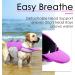 ThinkPet Large Reflective Dog Life Jacket with Rescue Handle - Adjustable and High Buoyancy Purple Vest - Buy Online on GoSupps.com