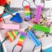 Silicon Block Bei ring Set | 8 Pieces Sensory Silicone Teething Rings for Kids | Safe for Boys & Girls with ADHD & Autism - Buy Online on GoSupps.com
