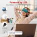 Warm Eye Compress | Eye Heat Compress | Eyes Relaxing | Electric Eyes Warming Pad with Adjustable Temperature Sleep Eye Eyes Heat Compress with Strap for Comfort Green - Buy Online on GoSupps.com