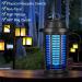 Horyii Bug Zapper Outdoor - Mosquito & Fly Killer for Backyard Patio - Indoor & Outdoor Mosquito Zapper - Black - Buy Online on GoSupps.com