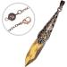 Kyeygwo Tiger Eye Reiki Healing Stone Pendulum Necklace - Vintage Chain Crystal Point Pendant for Men & Women - Gemstone Quartz for Divination Meditation & Scrying - Buy Online on GoSupps.com