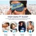 ALAZA Starry Night Sky Van Gogh Sleep Mask - Blackout Cooling Eye Mask for Men and Women with Elastic Strip - Buy Online on GoSupps.com