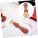 Healeved 1pc Dispensing Plate Tool Powder Seal Envelopes Retro Sealing Stamp Hotfix Wooden Handle 1 count (Pack of 1) Golden - Buy Online on GoSupps.com