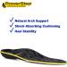 Powerstep Pinnacle Work Arch Support Insoles - Black/Yellow - Men's 4-4.5 / Women's 6-6.5 - Buy Online on GoSupps.com