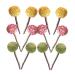 NOLITOY 12pcs Pet Rabbit Snacks Chinchilla Treats Teeth Grinding Sticks Pet Chewing Playthings Animal Petal