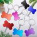 20 Pack Aluminum Dog Brand Bone Stamps - Waterproof Address Tags for Dogs & Cats - DIY Pet Detection with Designage 2.5x3.8cm Chains - Buy Online on GoSupps.com