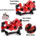 Farbetter Bike Disc Brake Kit - Front & Rear Caliper, 160mm Rotor, Tool-Free Pad Adjuster - for Mountain, Road, Fixed Gear, MTB, BMX - Red - Buy Online on GoSupps.com