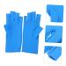 Beavorty 1 Pair nail gloves nail art gloves manicures art gloves Nails UV Shield Glove UV shield mittens UV fingerless gloves nail tool Elastic spandex ultra violet light - Buy Online on GoSupps.com