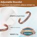 EnerCoppeX Copper Magnetic Bracelet for Women - Detox Jewelry with 3500 Gauss Magnet (CPB-0036SGA) - Buy Online on GoSupps.com
